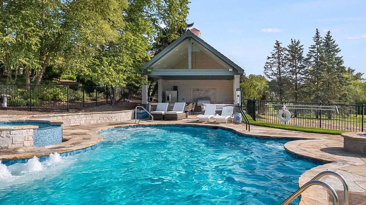 Swimming Pool Featuring Fencing in Illinois